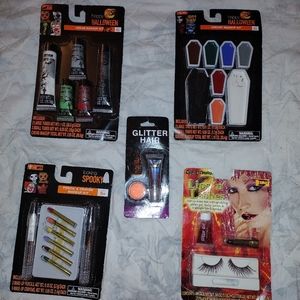 Assorted Halloween make-up